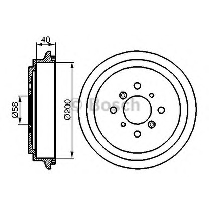 Zdjęcie Bęben hamulcowy BOSCH 0986477141