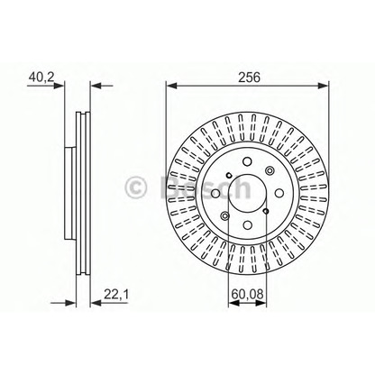 Фото Тормозной диск BOSCH 0986479788