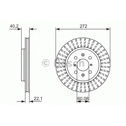 Фото Тормозной диск BOSCH 0986479789