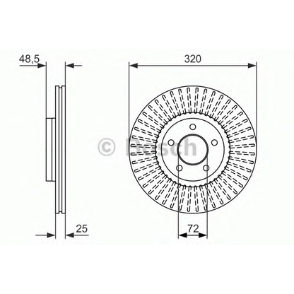 Photo Brake Disc BOSCH 0986479794