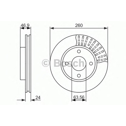 Foto Disco de freno BOSCH 0986479837