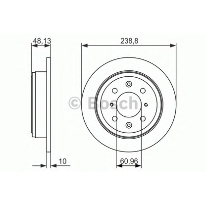 Photo Disque de frein BOSCH 0986479860