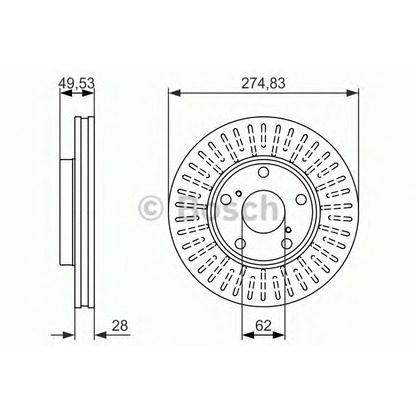 Photo Brake Disc BOSCH 0986479893