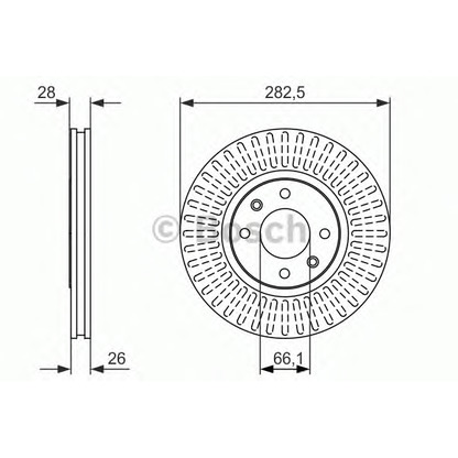 Photo Disque de frein BOSCH 0986479908