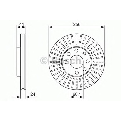 Фото Тормозной диск BOSCH 0986479917