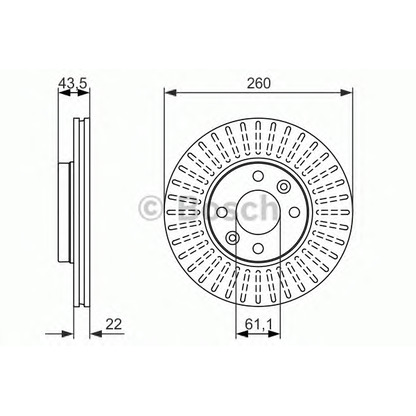 Фото Тормозной диск BOSCH 0986479943