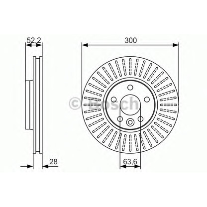 Photo Brake Disc BOSCH 0986479974