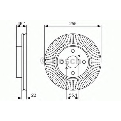 Photo Brake Disc BOSCH 0986479987