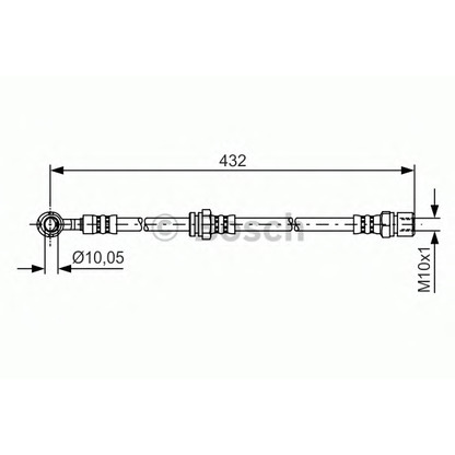 Photo Brake Hose BOSCH 1987481383