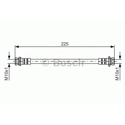 Photo Brake Hose BOSCH 1987481387