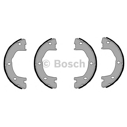 Photo Brake Shoe Set, parking brake BOSCH F026008001