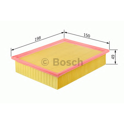 Photo Filtre à air BOSCH 1457429842