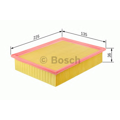 Photo Filtre à air BOSCH 1457432146