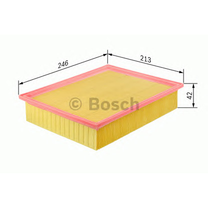 Foto Luftfilter BOSCH 1457433003