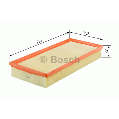 Foto Luftfilter BOSCH 1457433259