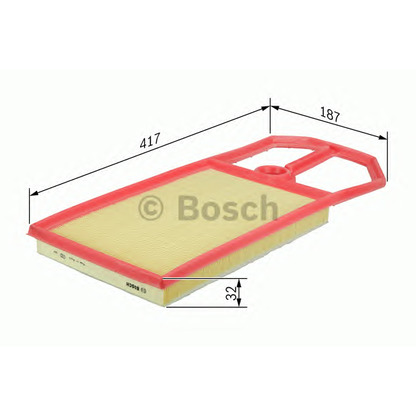 Foto Luftfilter BOSCH 1457433716