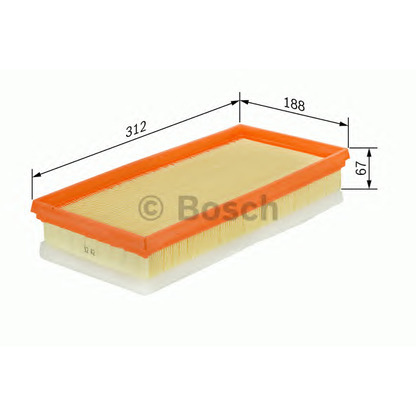 Photo Air Filter BOSCH F026400007