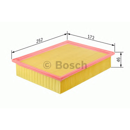 Zdjęcie Filtr powietrza BOSCH F026400044