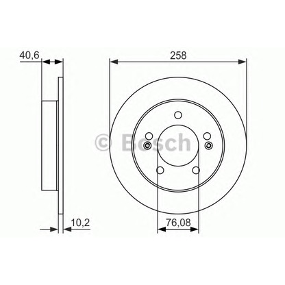 Photo Disque de frein BOSCH 0986479059