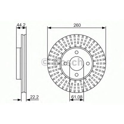 Photo Brake Disc BOSCH 0986479090