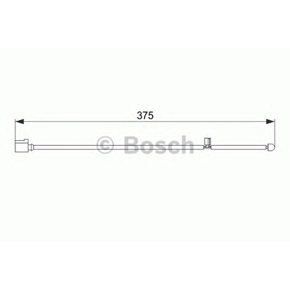 Foto Sensor, Bremsbelagverschleiß BOSCH 1987474562