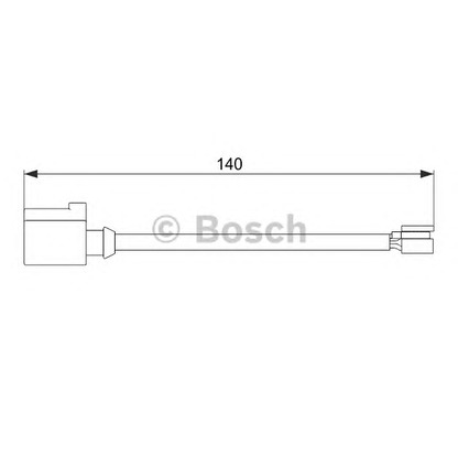 Фото Сигнализатор, износ тормозных колодок BOSCH 1987474566