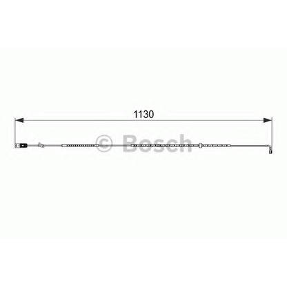 Photo Warning Contact, brake pad wear BOSCH 1987474595