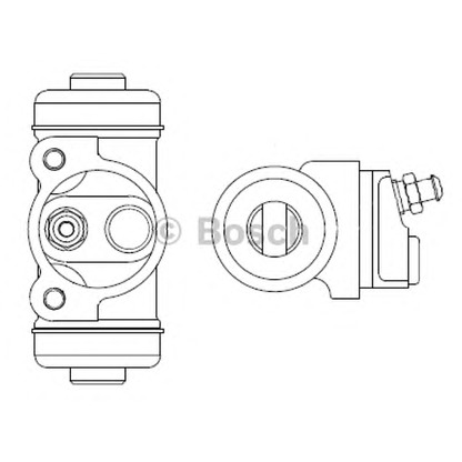 Photo Wheel Brake Cylinder BOSCH F026002354