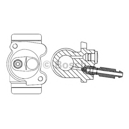 Photo Wheel Brake Cylinder BOSCH F026002363