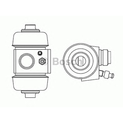 Photo Wheel Brake Cylinder BOSCH F026002373