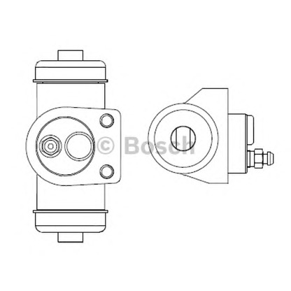 Photo Wheel Brake Cylinder BOSCH F026002381