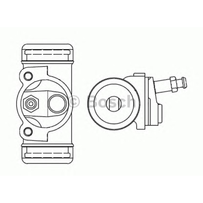 Photo Wheel Brake Cylinder BOSCH F026002385