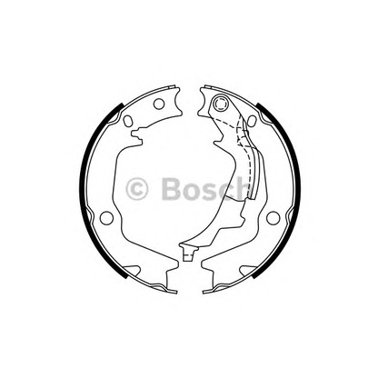 Photo Brake Shoe Set BOSCH 0986487769