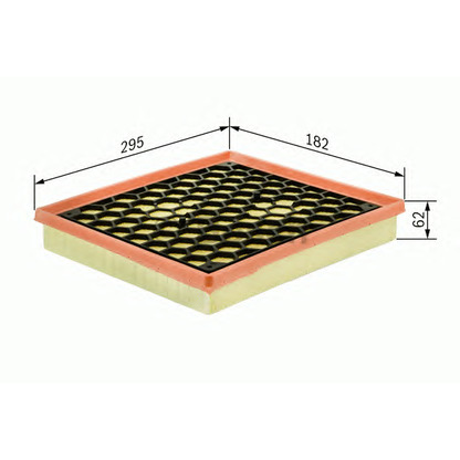 Photo Filtre à air BOSCH 1457433091