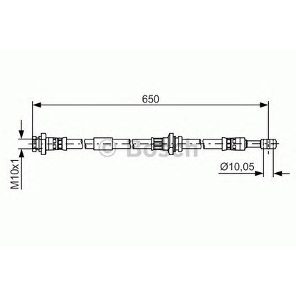 Фото Тормозной шланг BOSCH 1987481476