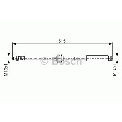 Фото Тормозной шланг BOSCH 1987481483