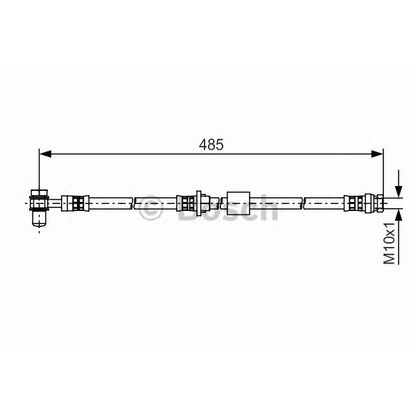 Foto Tubo flexible de frenos BOSCH 1987481501