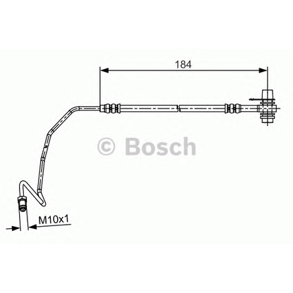 Foto Flessibile del freno BOSCH 1987481534