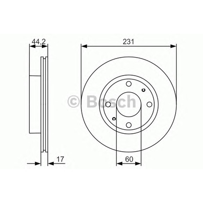 Photo Brake Disc BOSCH 0986479R23