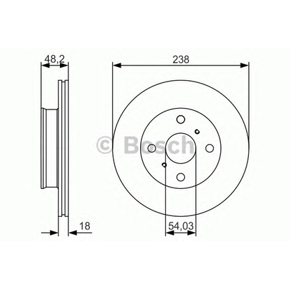 Photo Brake Disc BOSCH 0986479R75