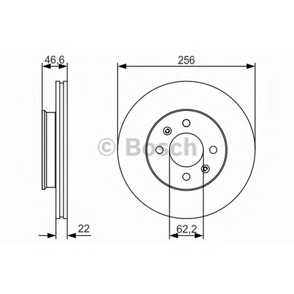 Zdjęcie Tarcza hamulcowa BOSCH 0986479R77