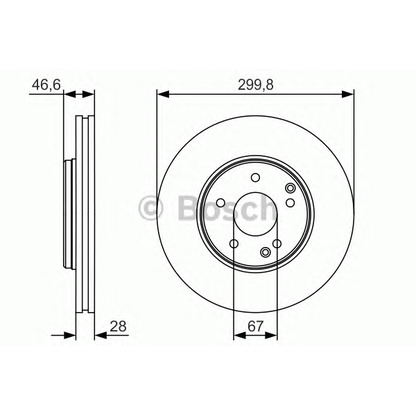 Foto Bremsscheibe BOSCH 0986479R79