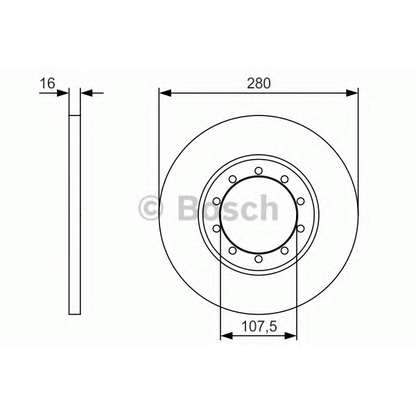 Foto Disco de freno BOSCH 0986479R92