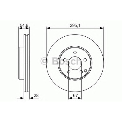 Foto Disco de freno BOSCH 0986479R99