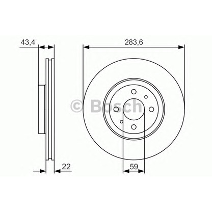 Foto Disco  freno BOSCH 0986479S01