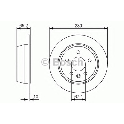 Photo Disque de frein BOSCH 0986479S02