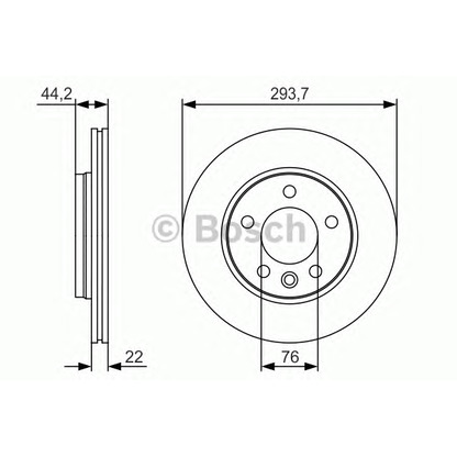 Photo Brake Disc BOSCH 0986479S06