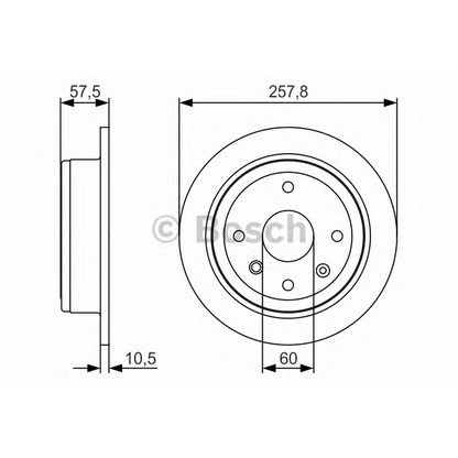 Photo Brake Disc BOSCH 0986479S08