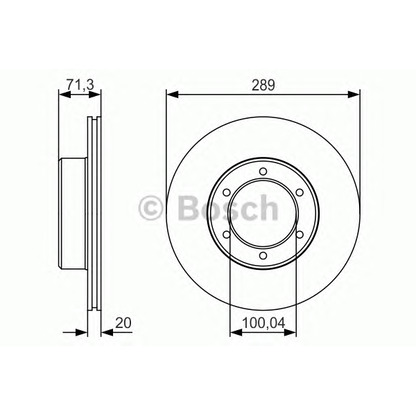 Foto Disco  freno BOSCH 0986479S24