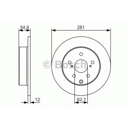 Photo Brake Disc BOSCH 0986479S67